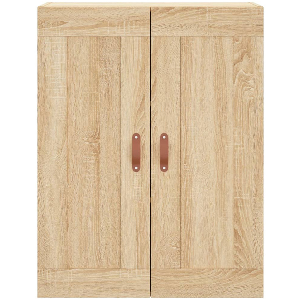 vidaXL 2 Door Brown Sonoma Oak Wall Mounted Cabinet 2 Pack Image 6