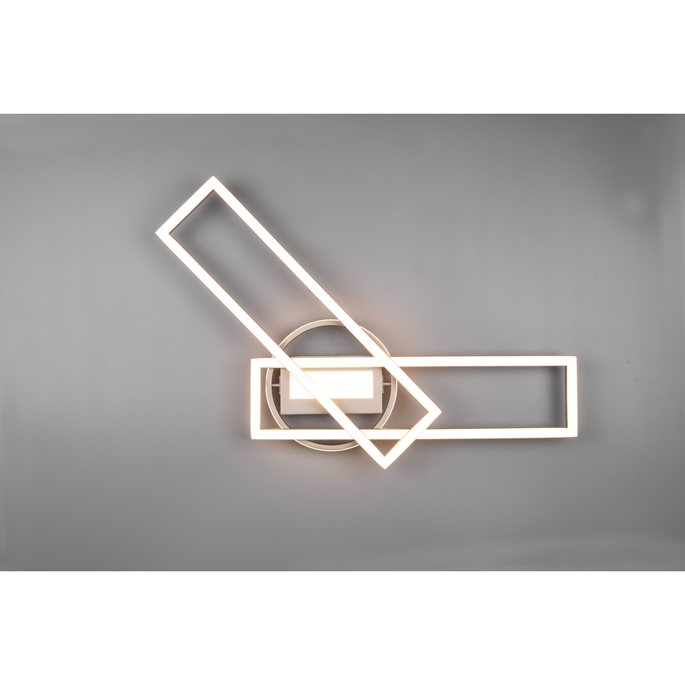 TRIO Twister Matt Nickel LED Ceiling Light Image 7