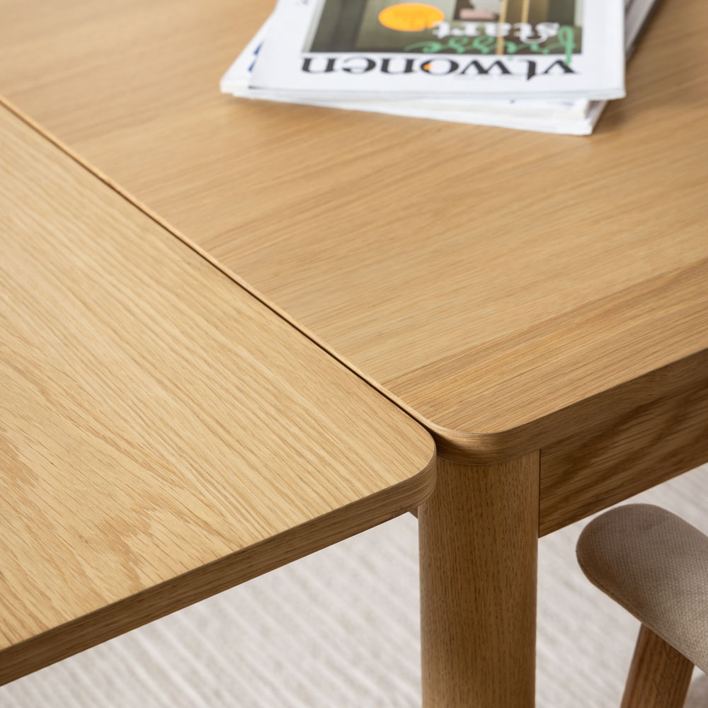 Florence Atlantic 8 Seater Dining Table Oak Image 7
