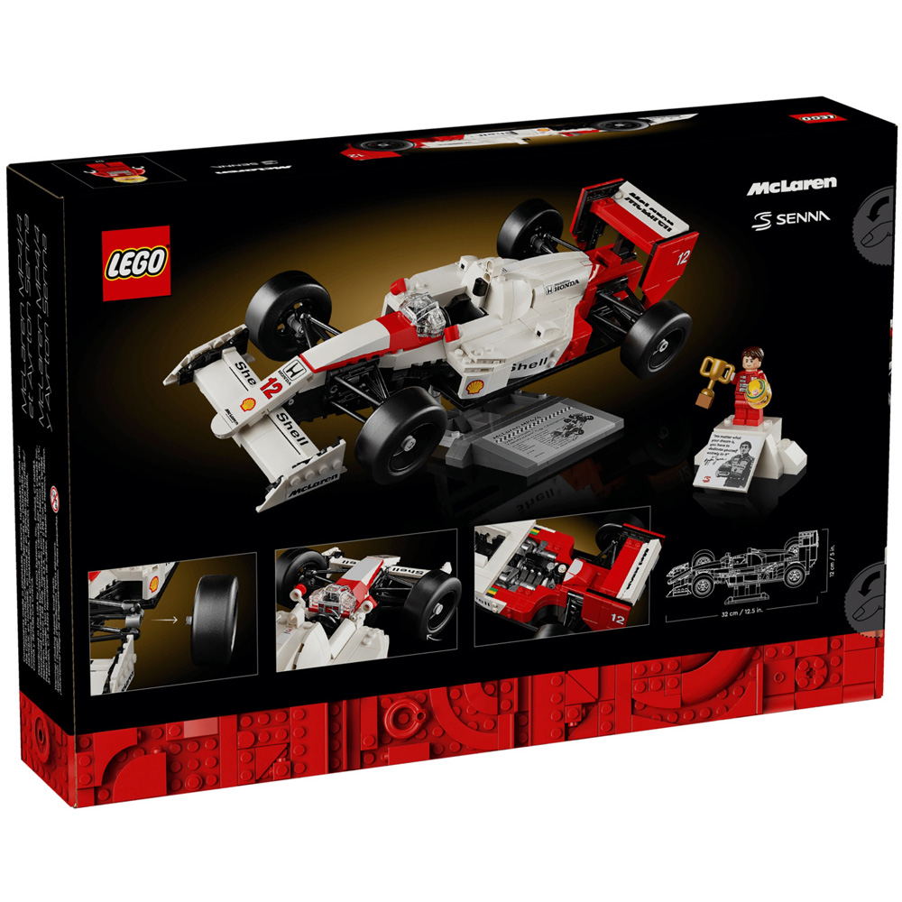 LEGO Icons 10330 McLaren MP4/4 and Ayrton Senna Building Set 693 Piece Image 7