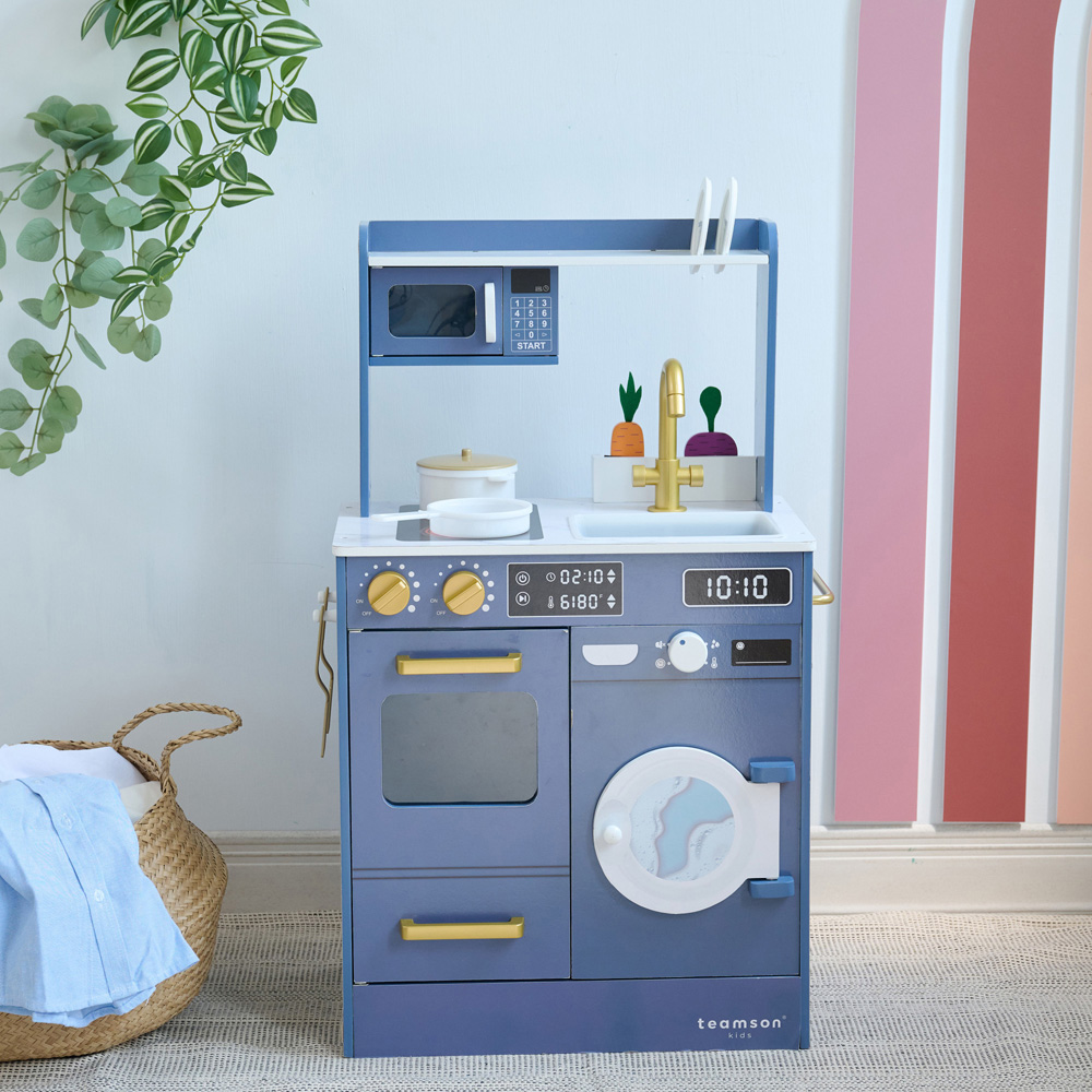 Teamson Kids Little Chef Blue Lake Tahoe Master Play Kitchen Image 2