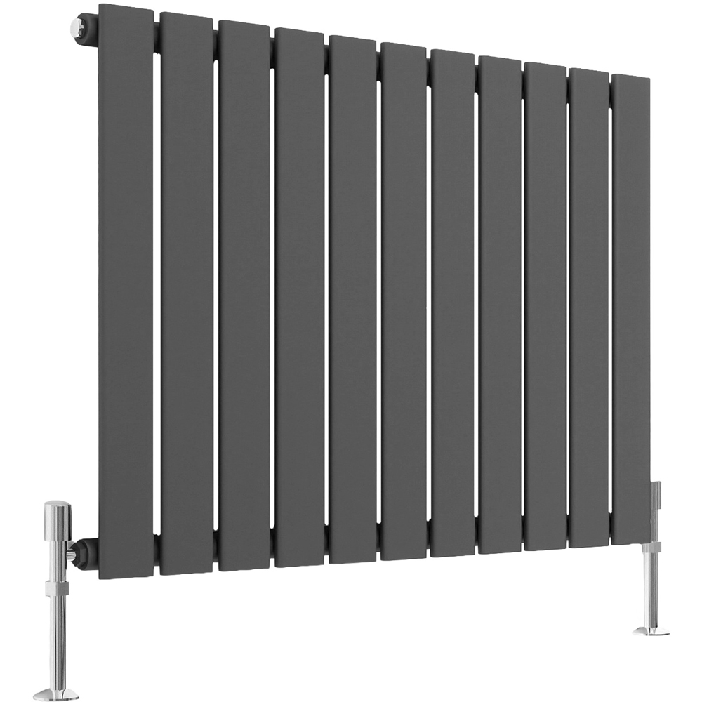 Stech Homes 1989 BTU Anthracite Single Panel Radiator 600 x 748mm Image 1