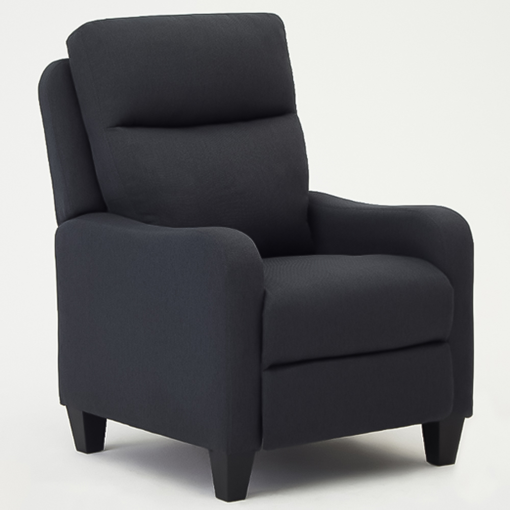 Home Detail Lennox Grey Manual Recliner Chair Image 2