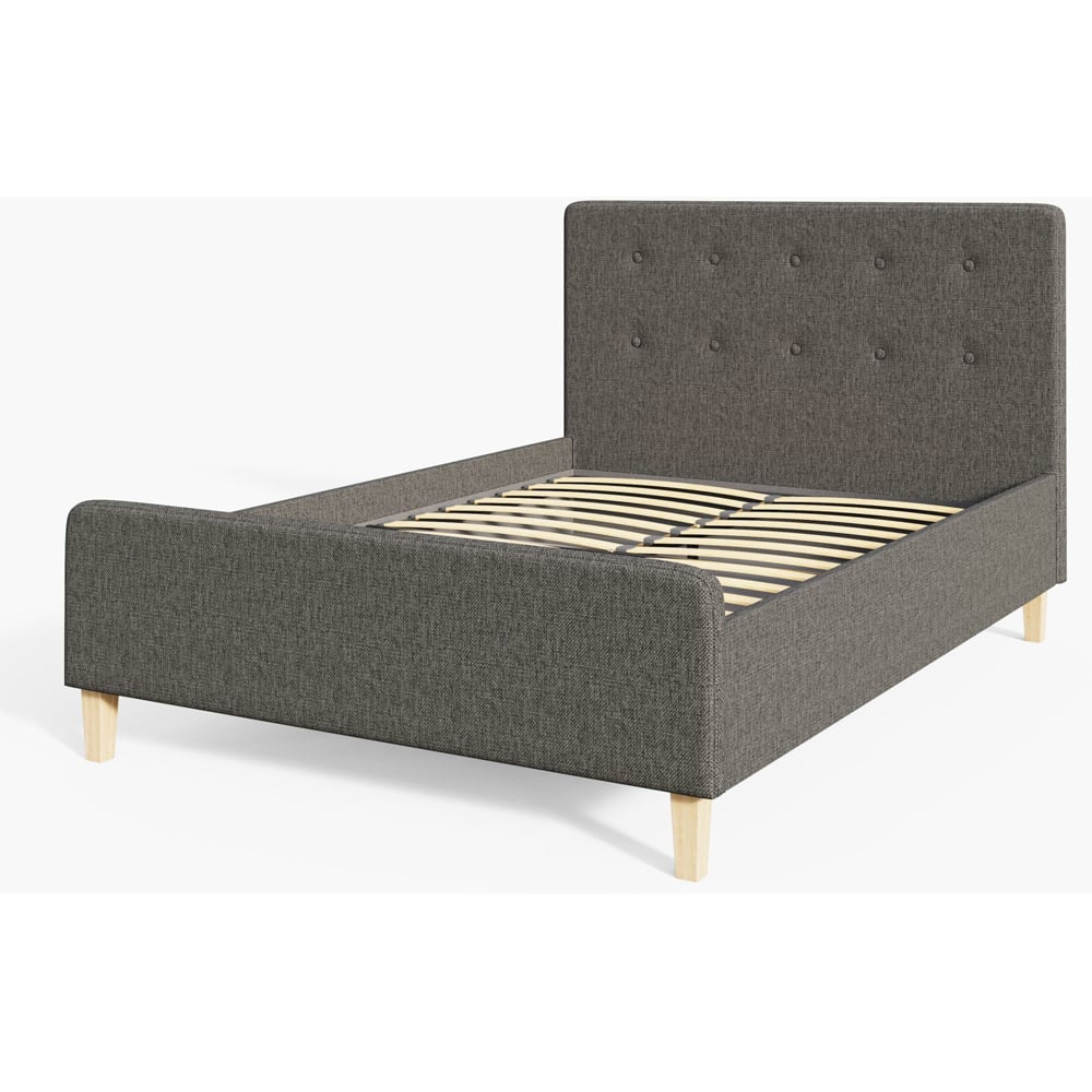 GFW Ashbourne King Size Dark Grey Side Lift Ottoman Bed Image 3