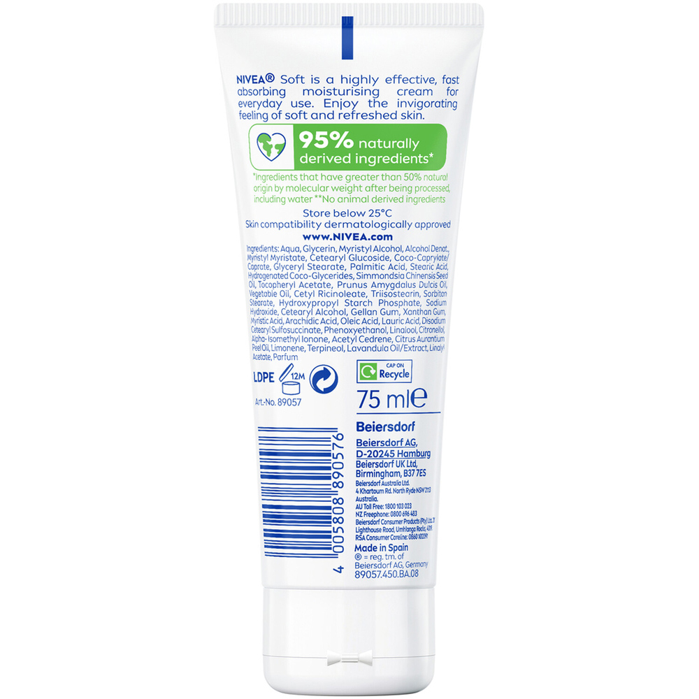 Nivea Soft Moisturising Cream Image 2