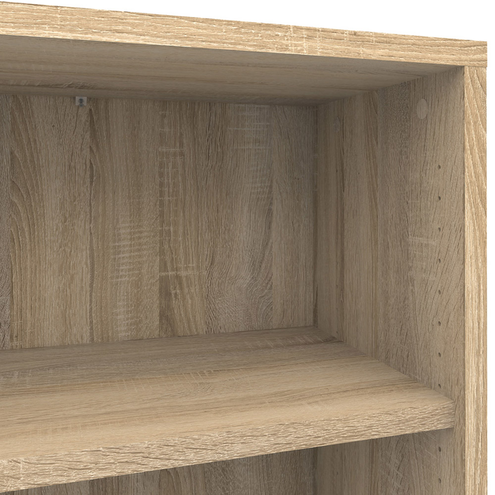 Florence 4 Drawer Oak Bookcase Image 5