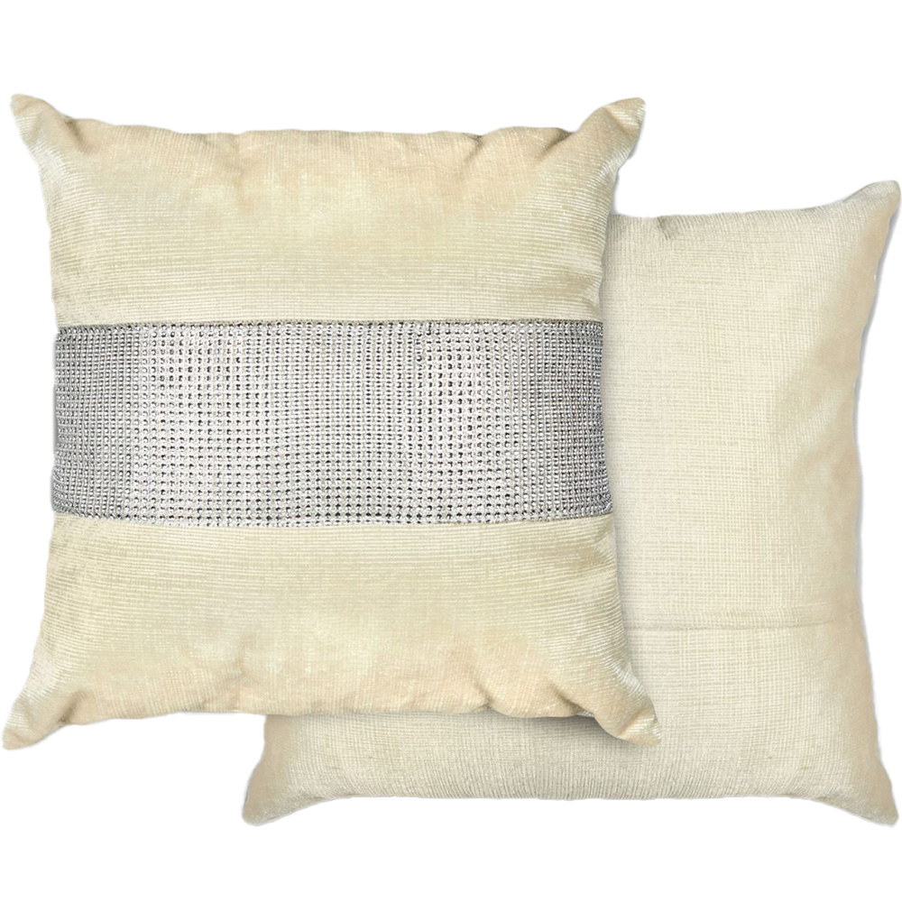 Serene Melia Mink Cushion Cover 43 x 43cm Image