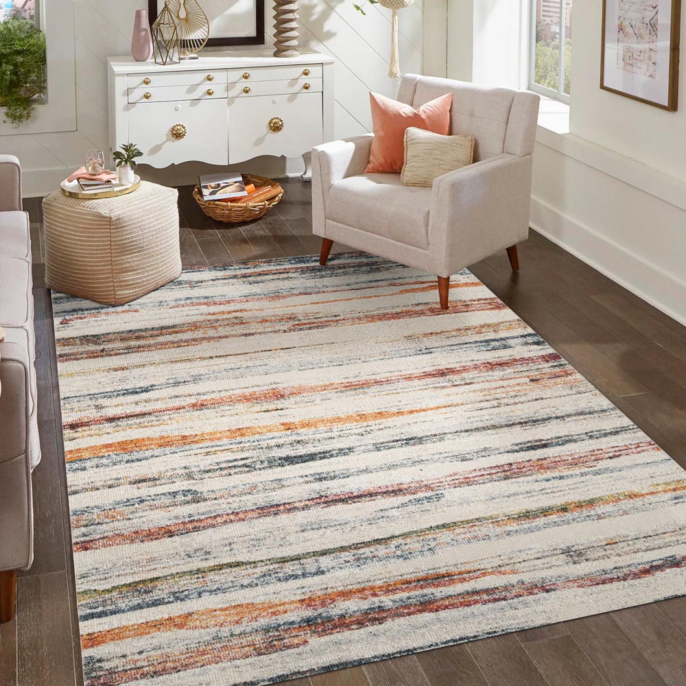 Desire Rugs Aress Multicolour Line Rug 160 x 230cm Image 2