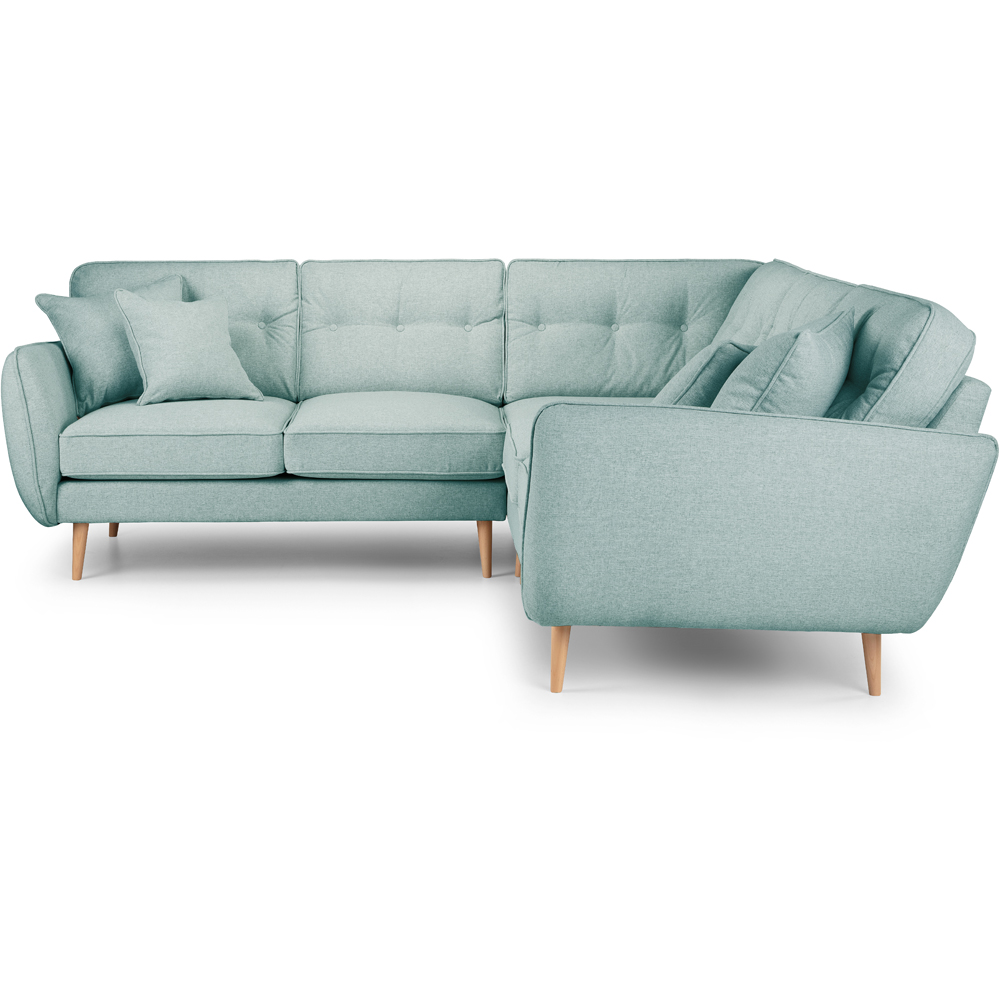 Opry Faro 4 Seater Button Back Aqua Left Hand Corner Sofa Image 3