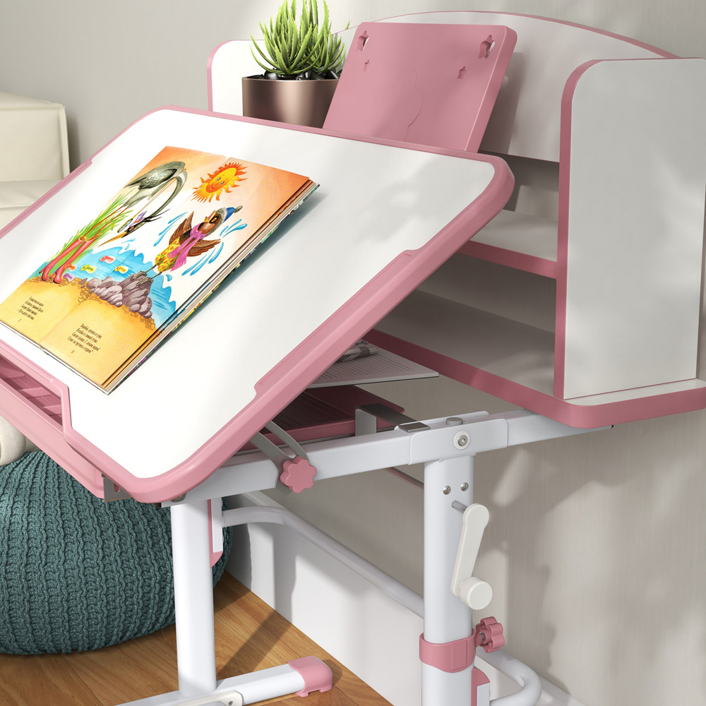 Tommy Toys Pink Kids Desk and Chair Set Image 3