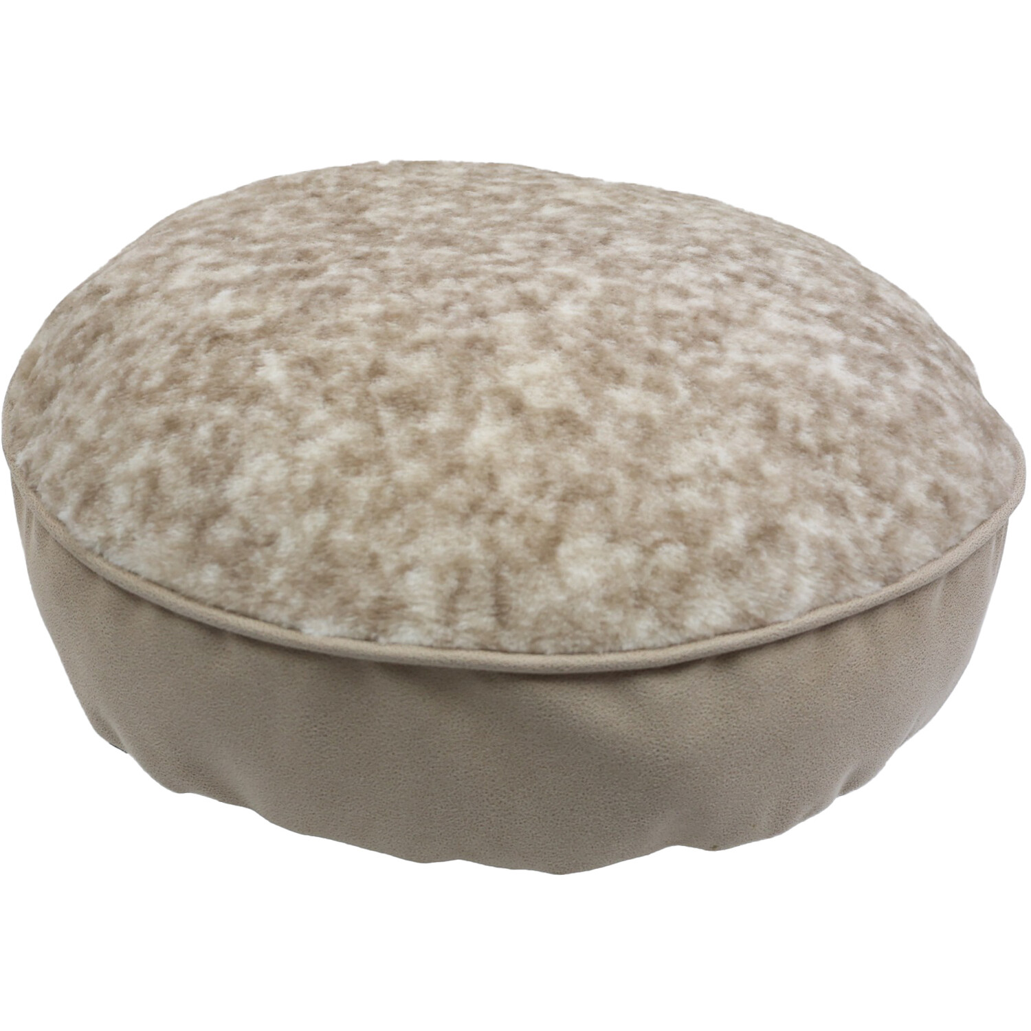 Soft Round Pet Bed - Champagne Image 3