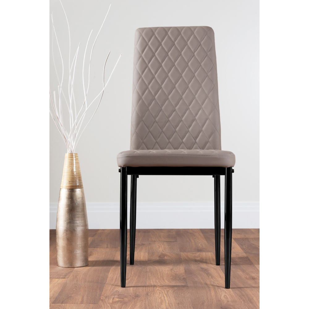 Furniturebox Solo Valera 6 Seater Dining Set Cappuccino Image 4