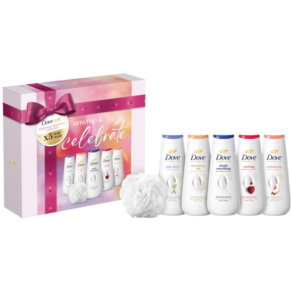 Dove Celebrate Body Wash 5 Piece Gift Set 4 Pack Image 6