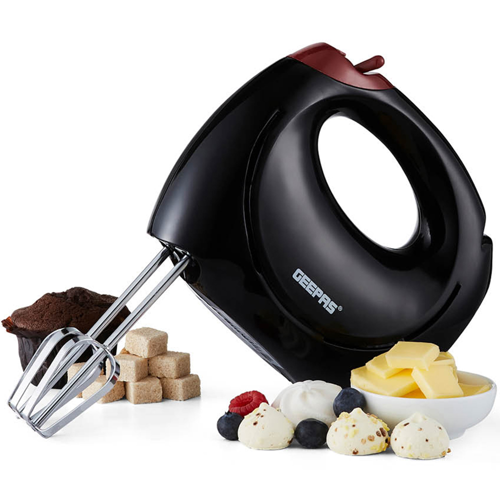 Geepas GHM43012UK-BK Black Hand Mixer 150W Image 3