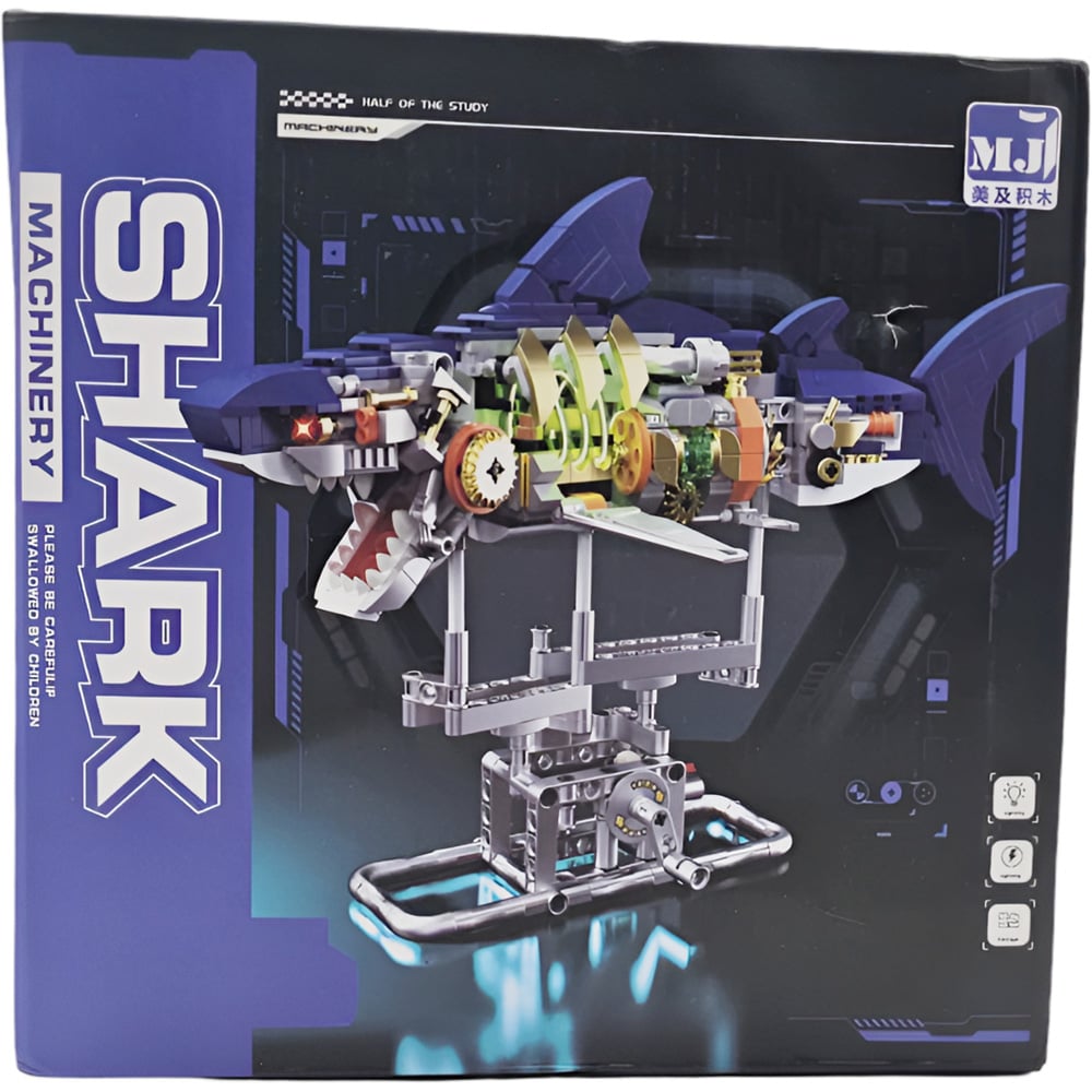 DYZI 687 Mechanical Shark Building Set Image 1