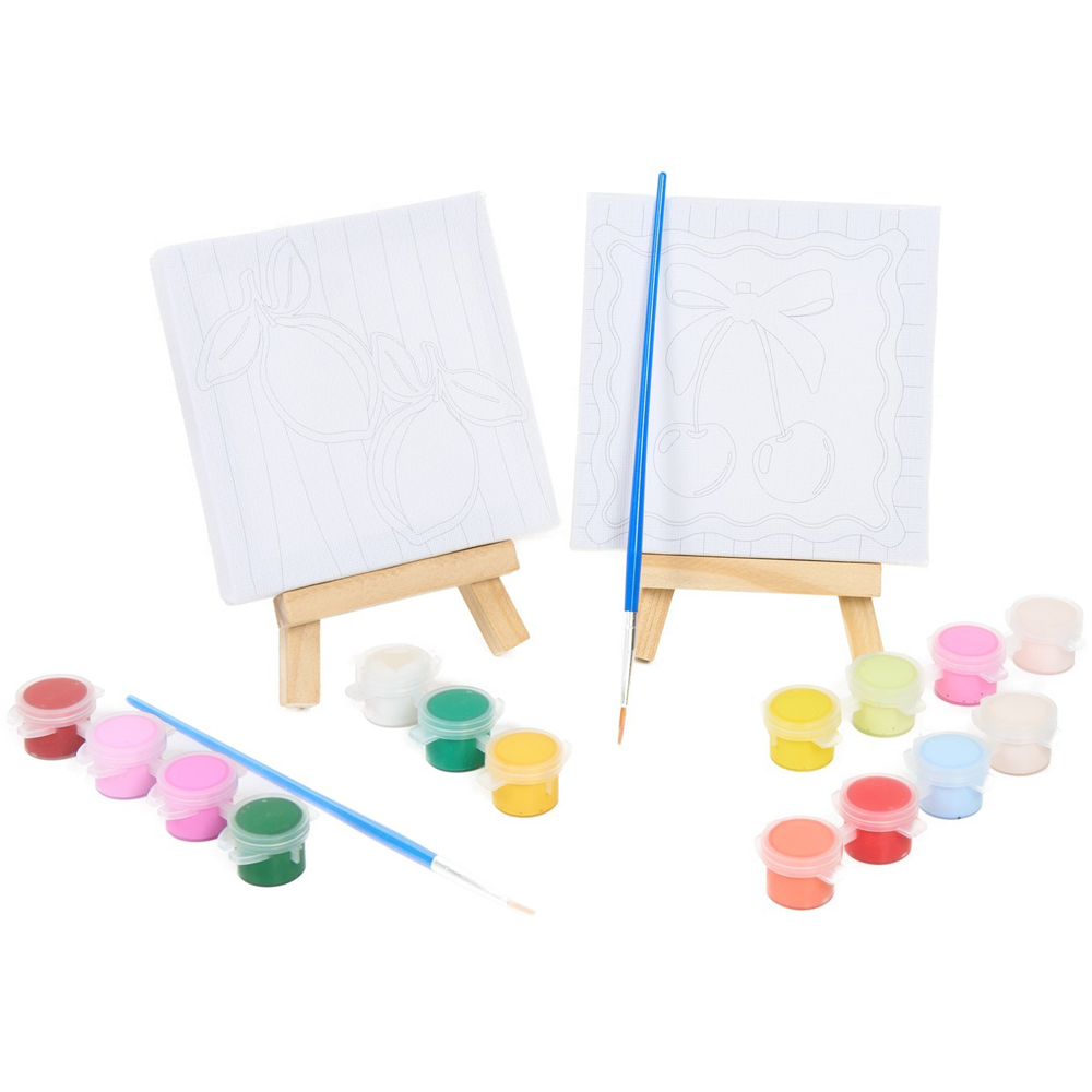 Mini Canvas Painting Set Image 3