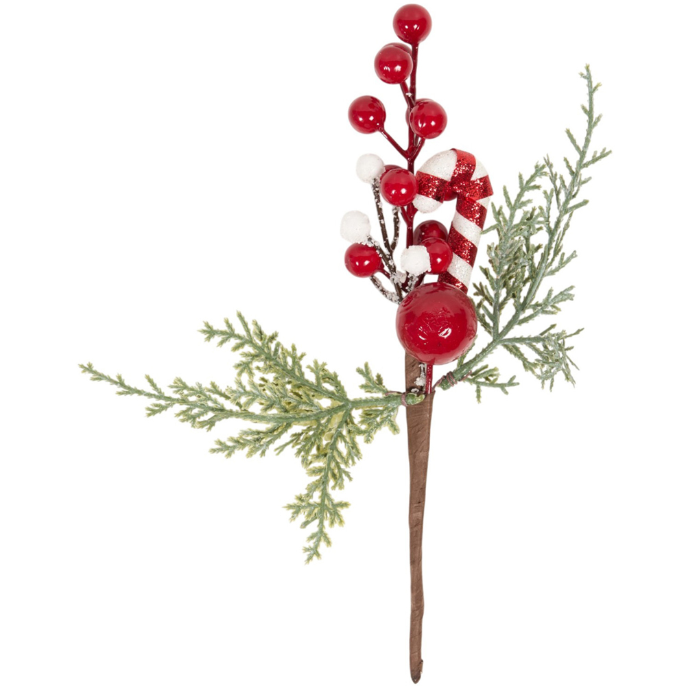 Pack of 10 Candy Cane Floristry Picks Image 4