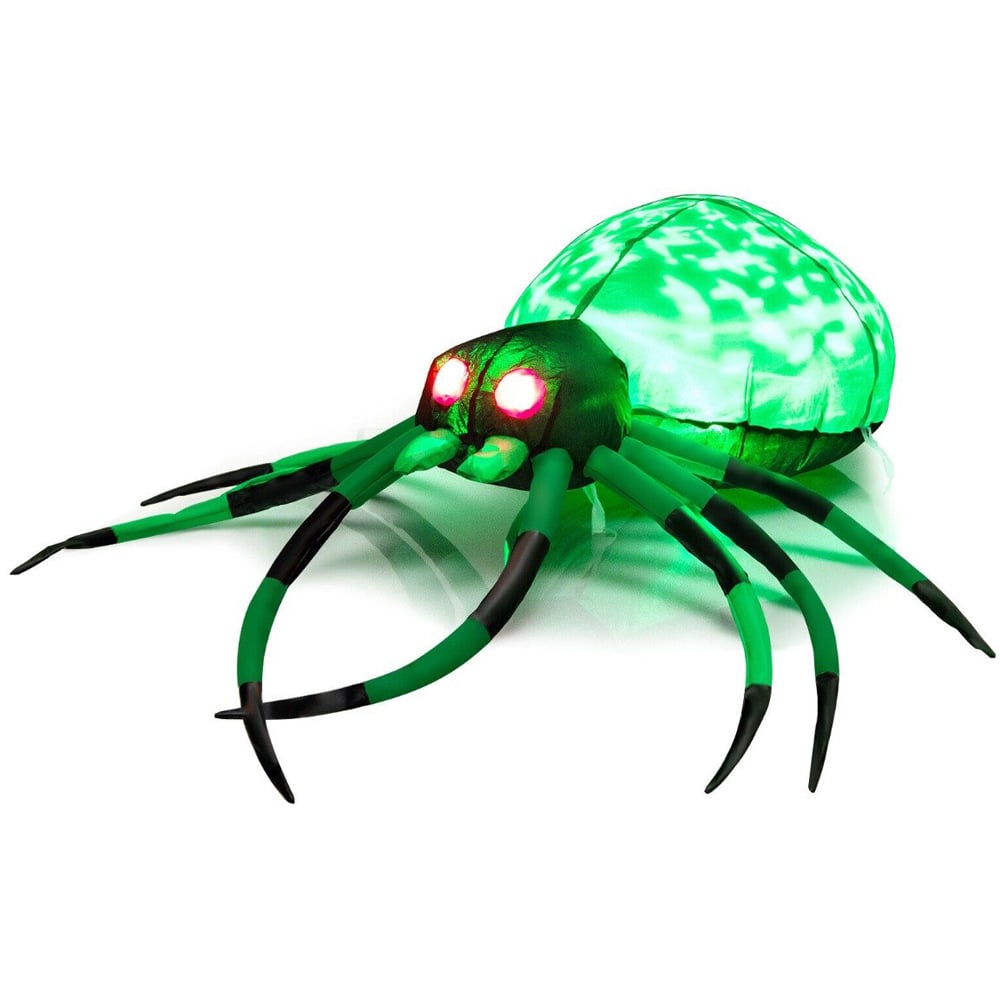 Costway Spider and Cobweb Inflatable Halloween Decoration Image 1