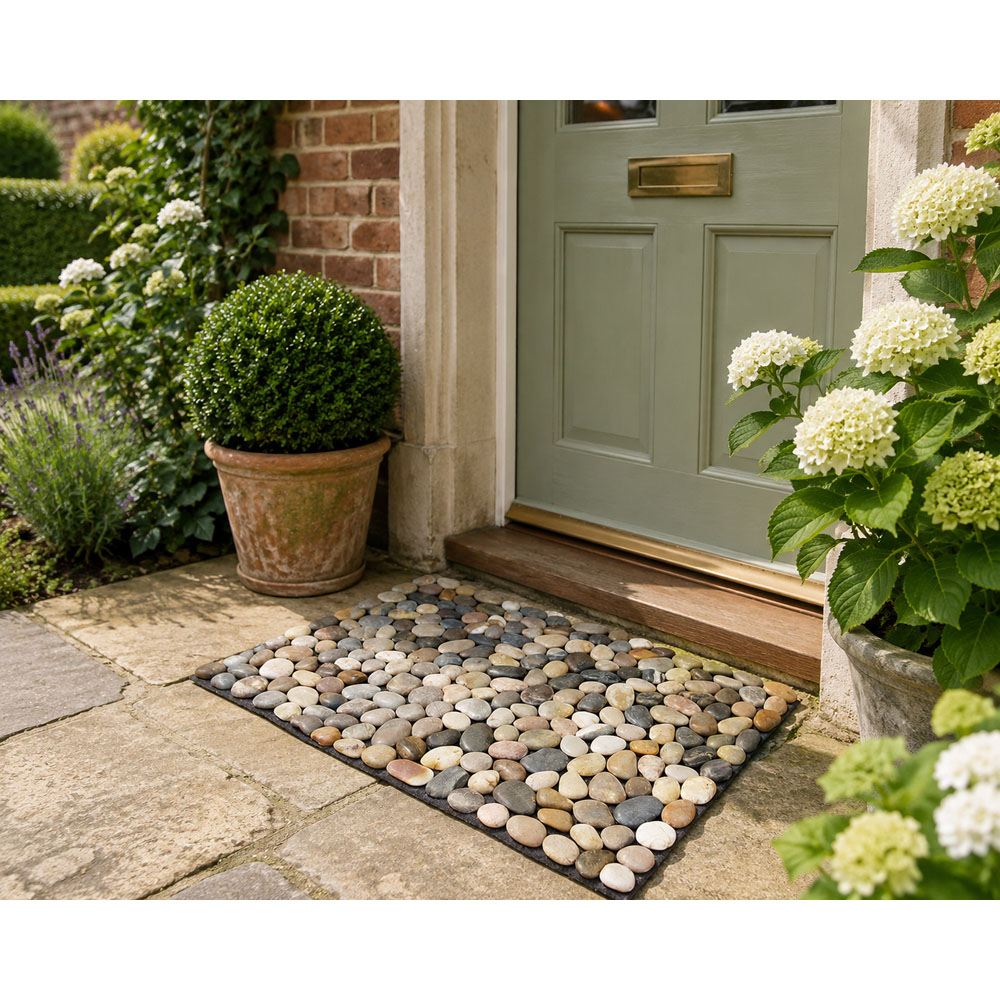 Avilo River Rock Pebble Door Mat Image 2