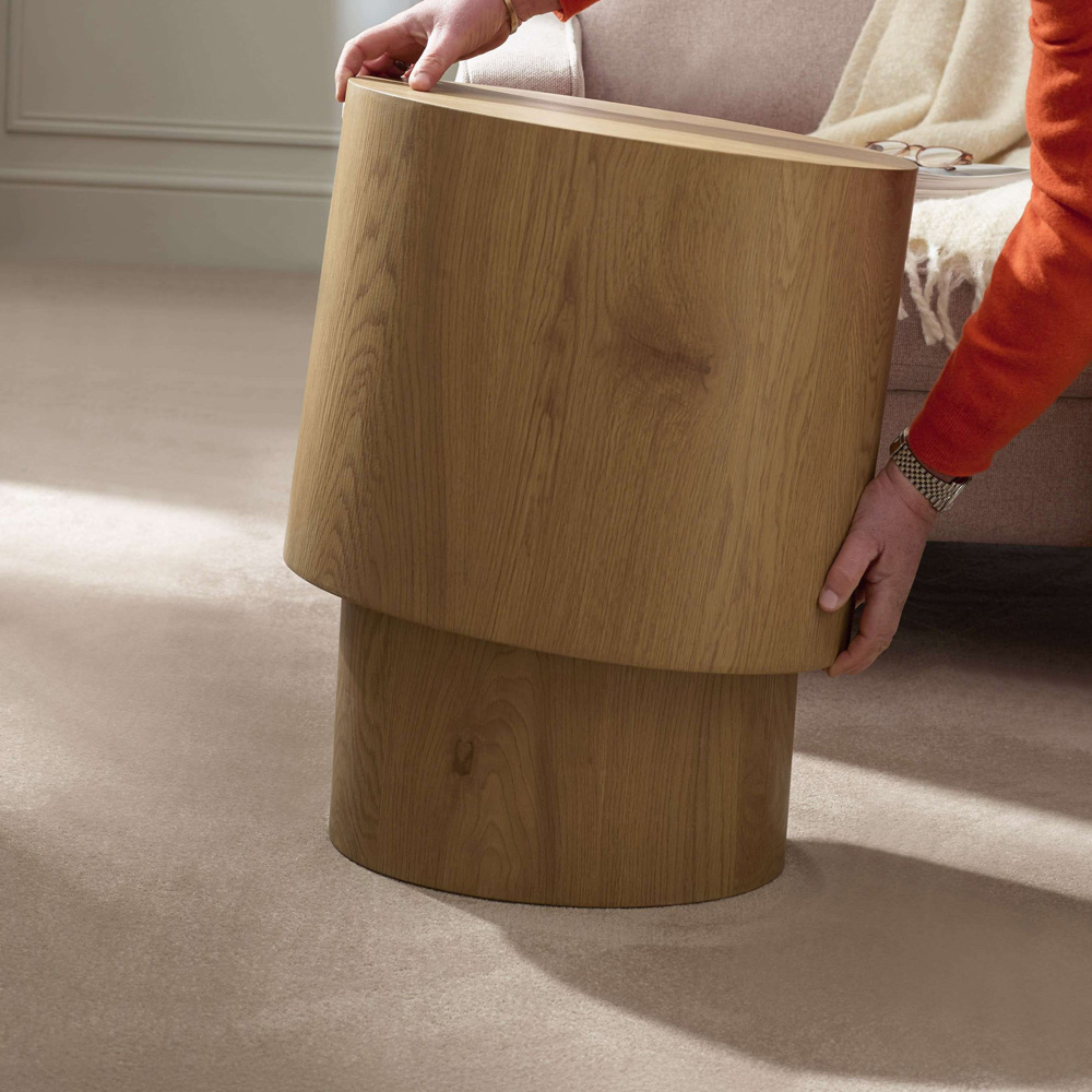 Julian Bowen Toba Light Oak Effect Nest of Tables Set of 2 Image 5