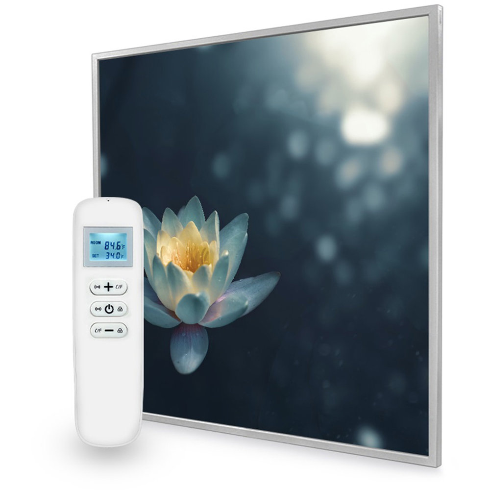 Mirrorstone Nexus Pond Lilly Picture Wi-Fi Infrared Heating Panel 350W 595 x 595mm  Image 2