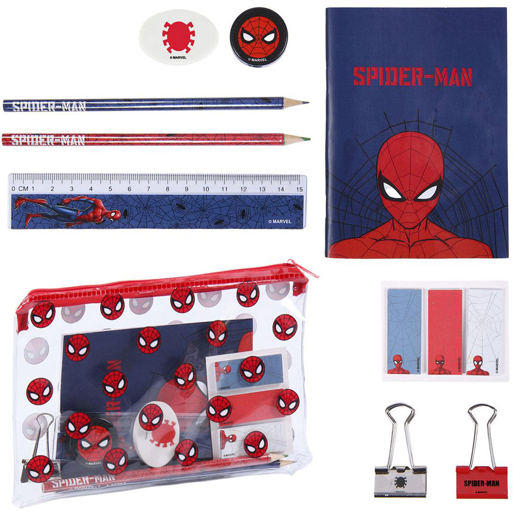 Spiderman Back To School Children 3D Backpack and Stationary Set Image 4