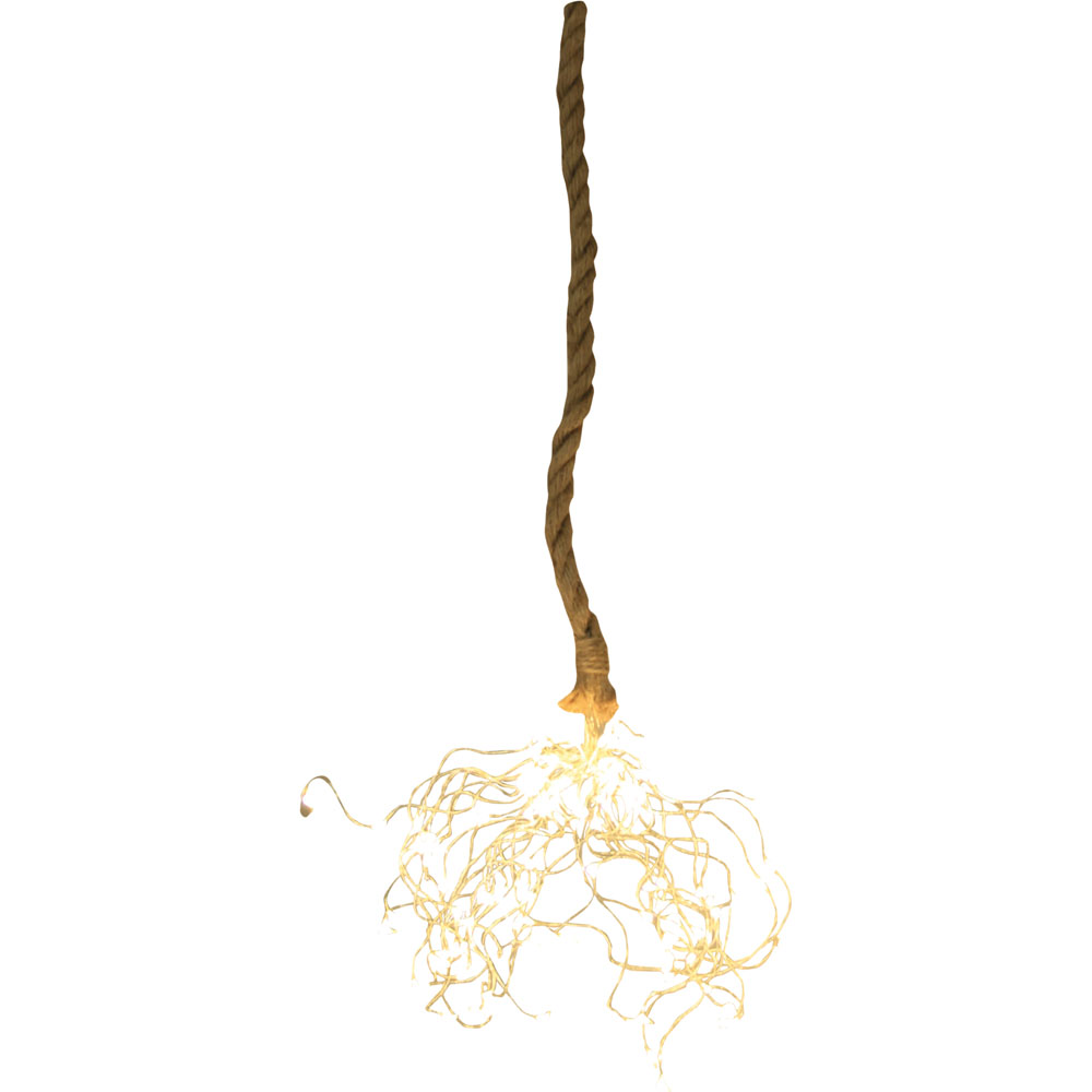 Luxform Branch Brown Hemp Rope Light Image 1