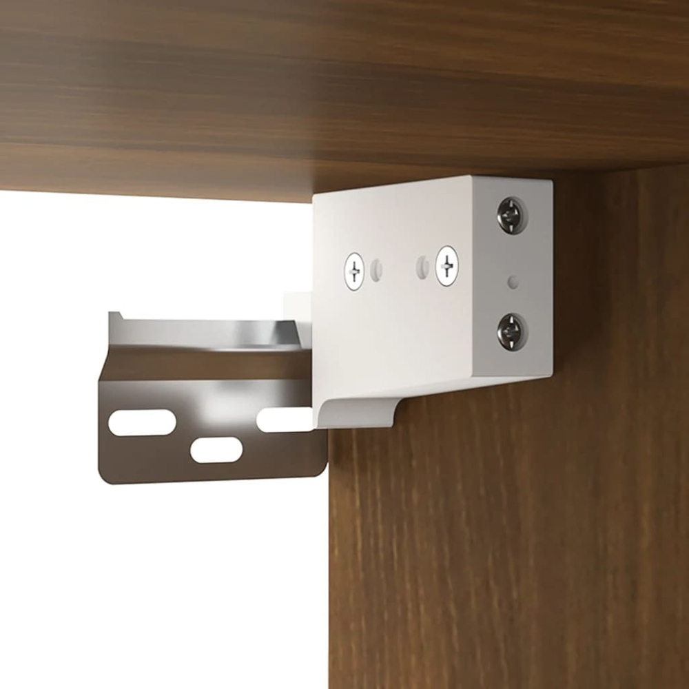 vidaXL 2 Door Brown Oak Wall Cabinet Image 6