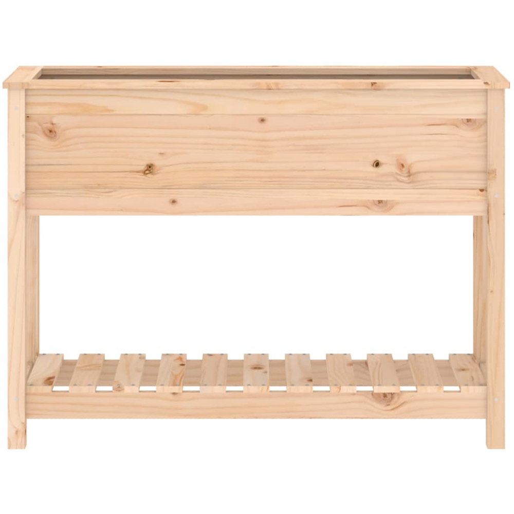 vidaXL Brown Pine Wood Garden Planter 81 x 34.5 x 111.5cm Image 4