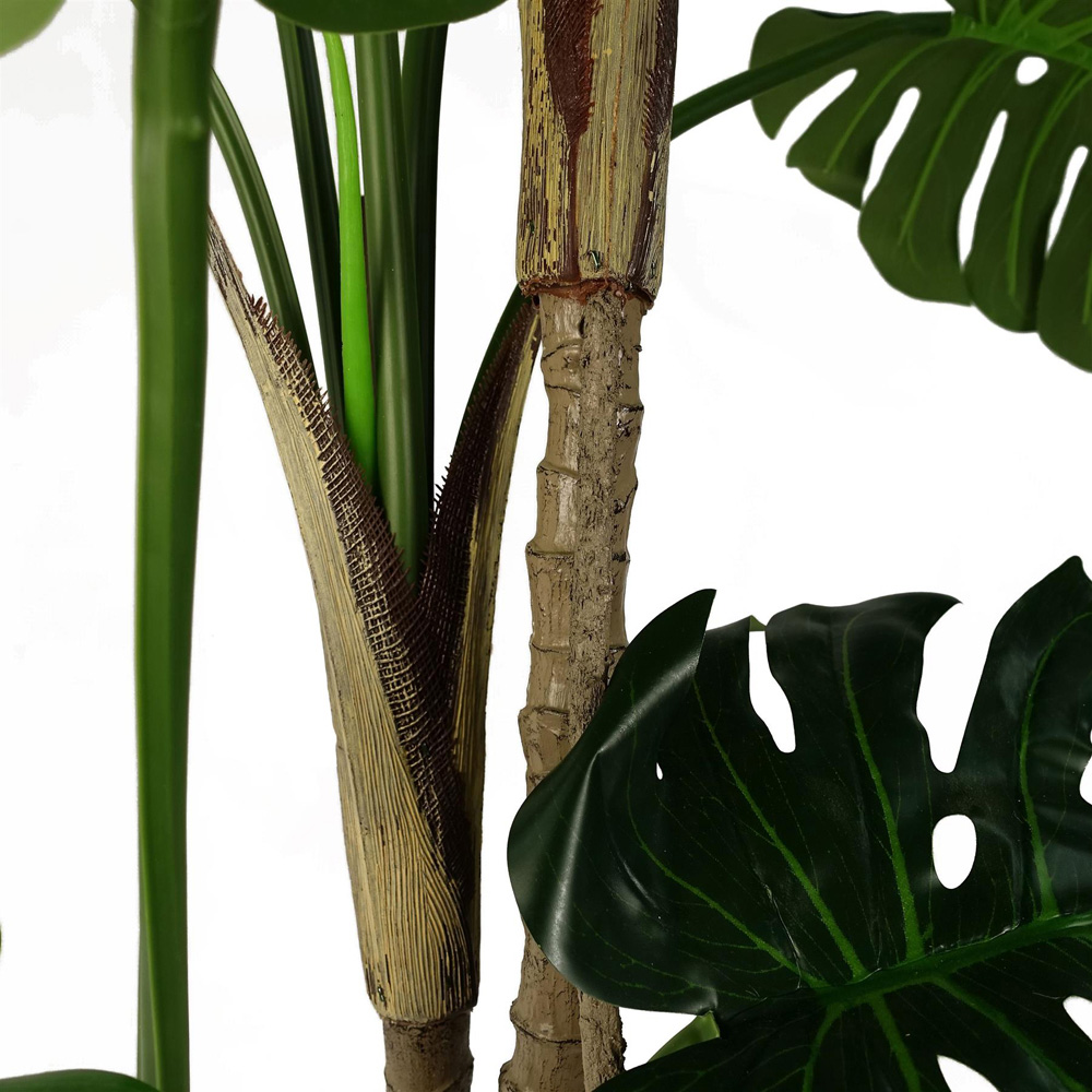 Leaf Luxury Monstera Cheese Artificial Plant in Pot 5ft Image 3