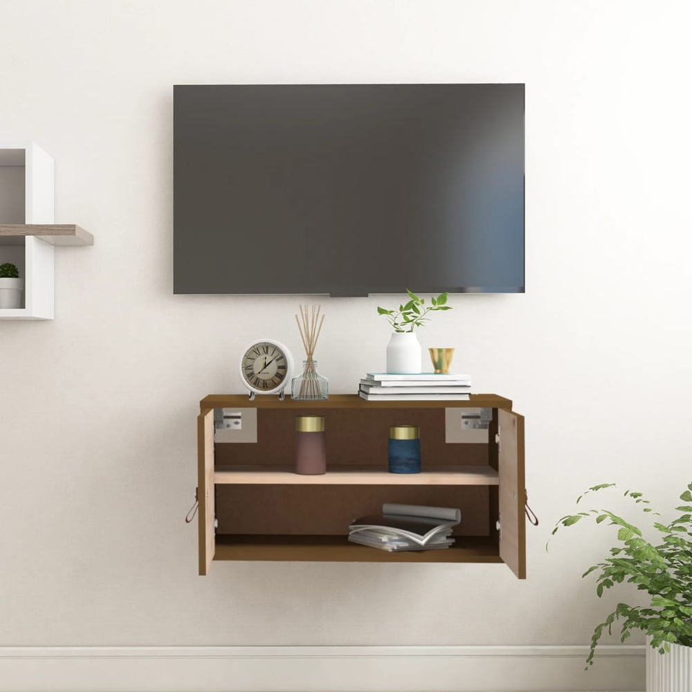 vidaXL 2 Door Brown Wall Cabinet Image 9