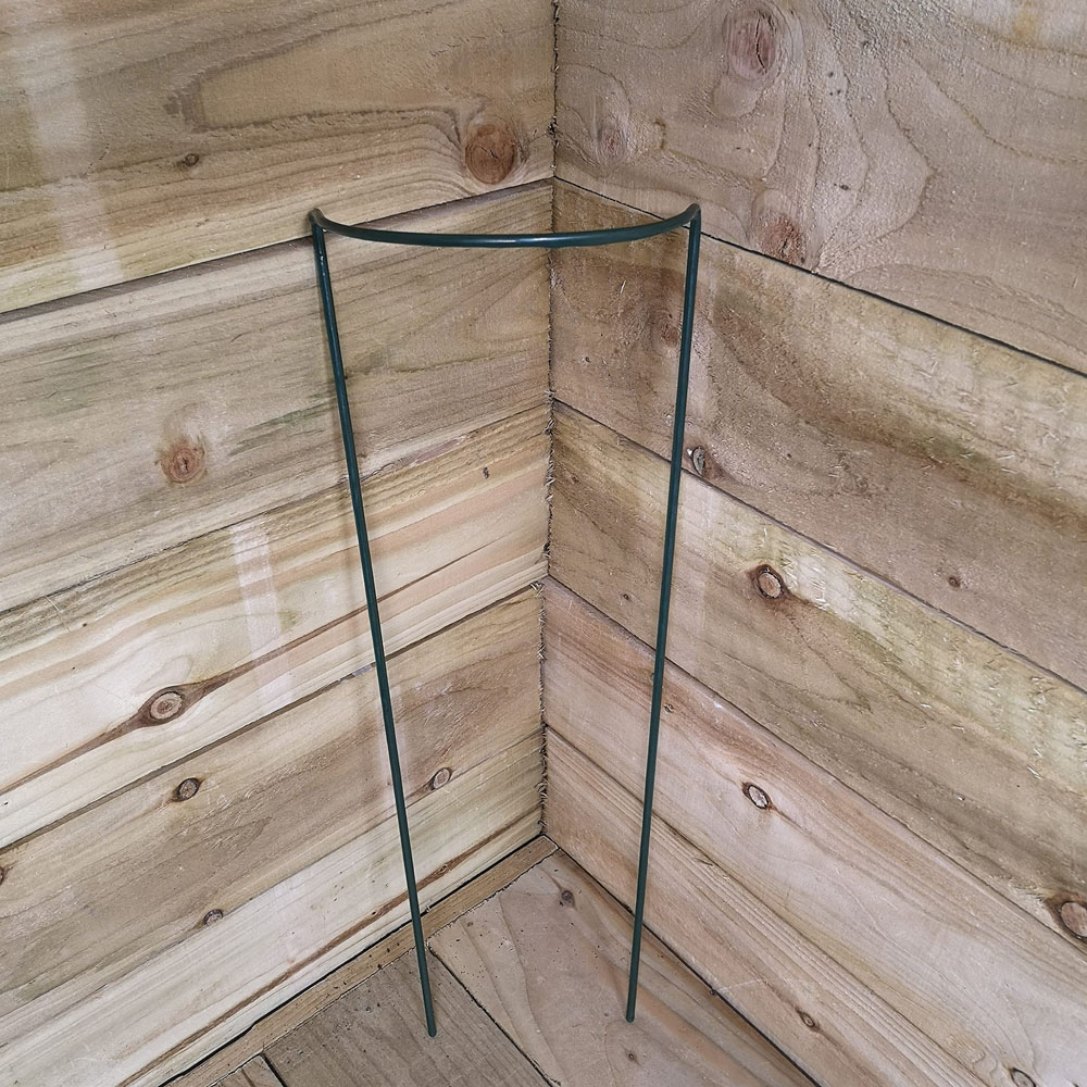 Samuel Alexander Tom Chambers Green Urban Metal Herbaceous Plant Support Arc 20 x 60cm 3 Pack Image 9