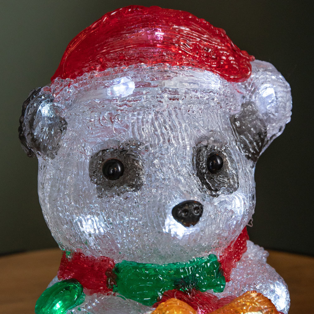 Samuel Alexander 30 Cool White LED Ice Panda Christmas Decoration 20cm Image 5