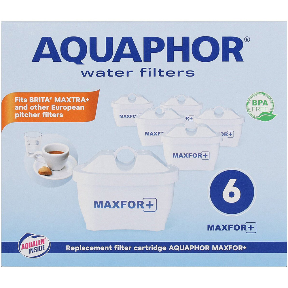 Pack of Aquaphor Maxfor Filter Cartridges - 6 Image 1