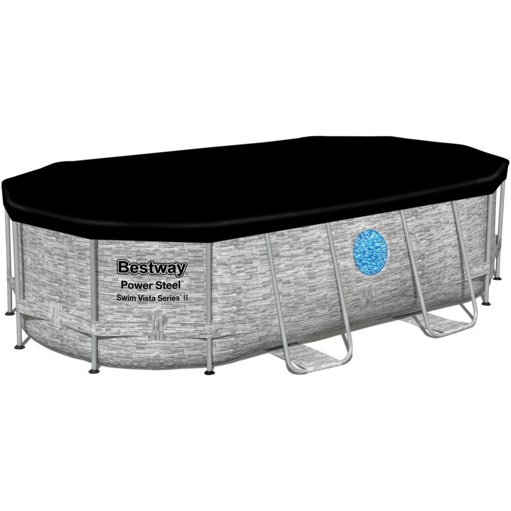 Bestway Swim Vista Oval Paddling Pool 14 x 8.2ft x 39.5 inch Image 4