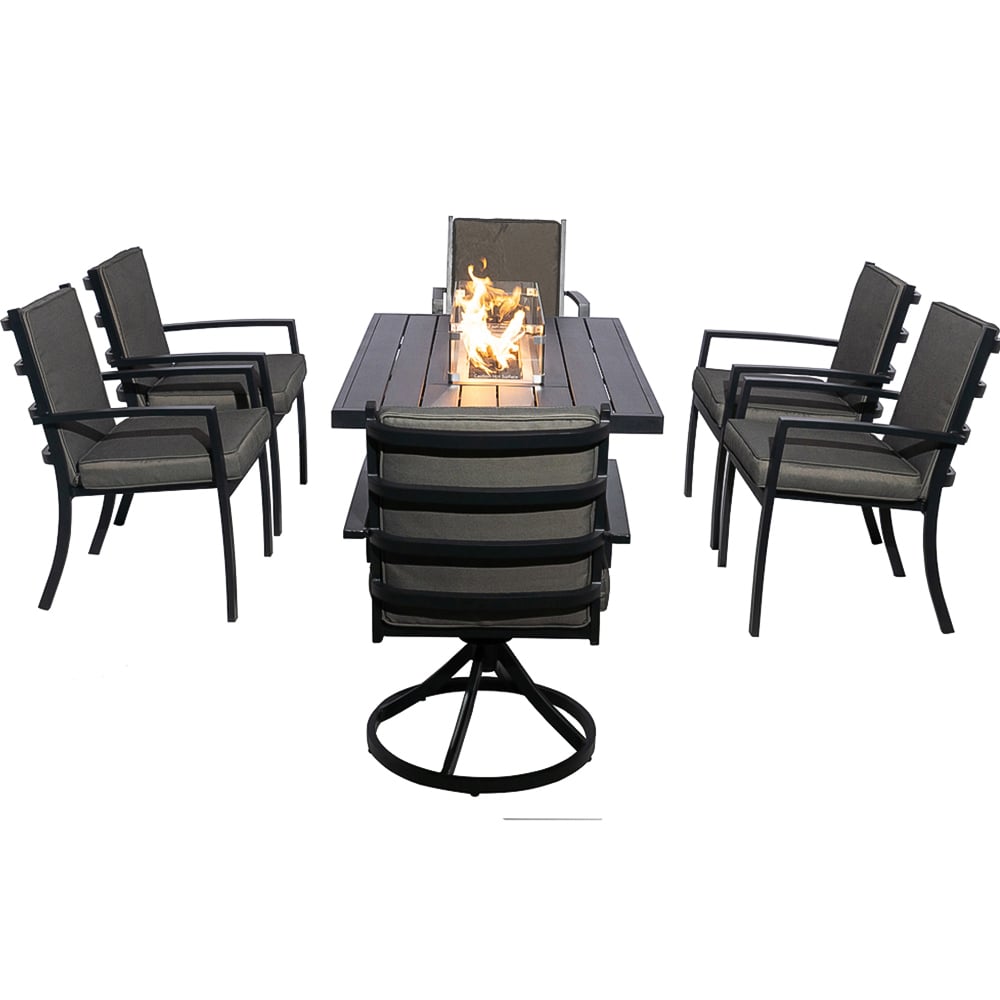 Furniture One 6 Seater Aluminium Garden Dining Set Image 2