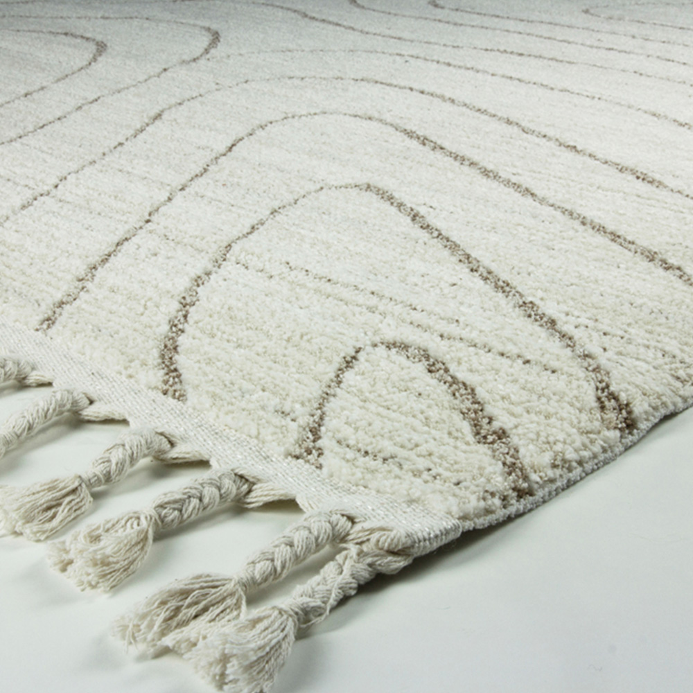 Esselle Home Arctic Contour Natural and Mink Rug 200 x 290cm Image 3