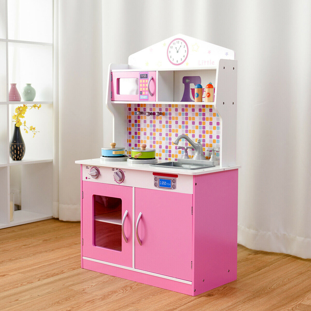 Costway Kids Cooking Pretend Play Toy Set Image 2