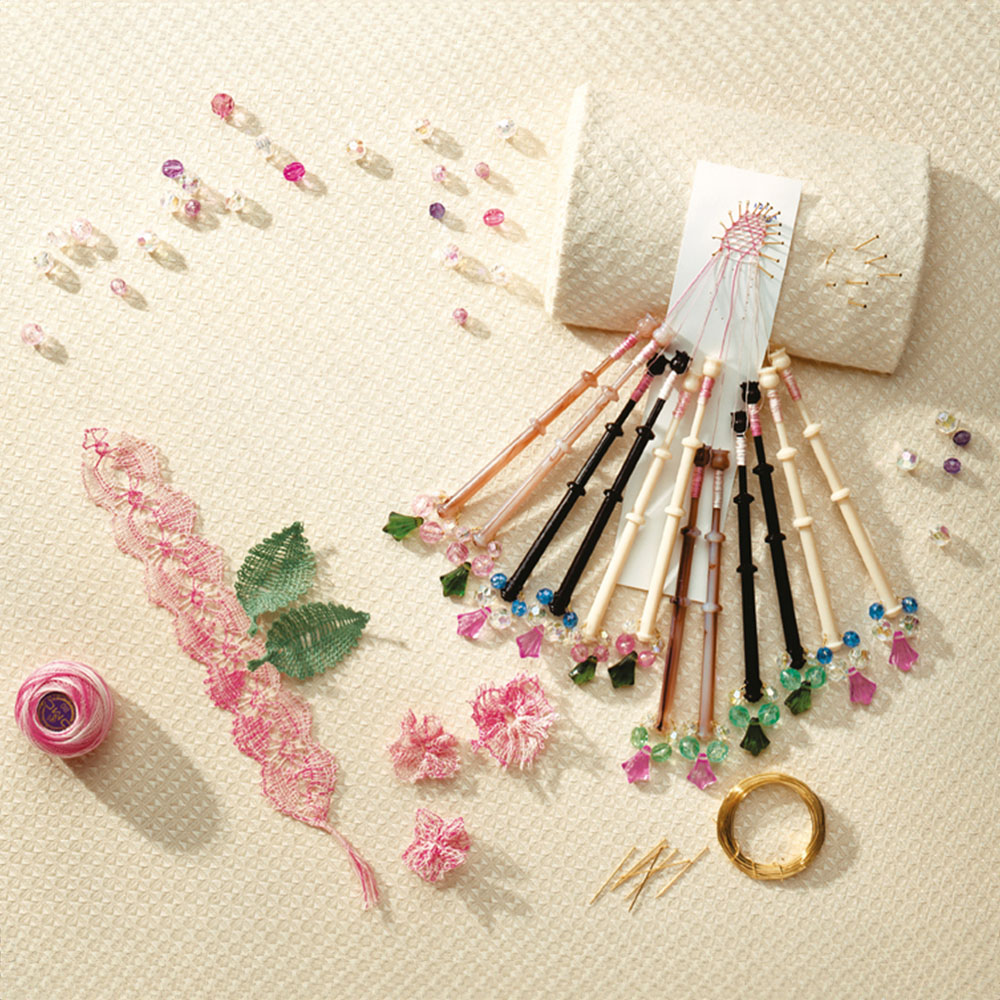 House of Crafts Multicoloured Lace Making Craft Kit Image 2