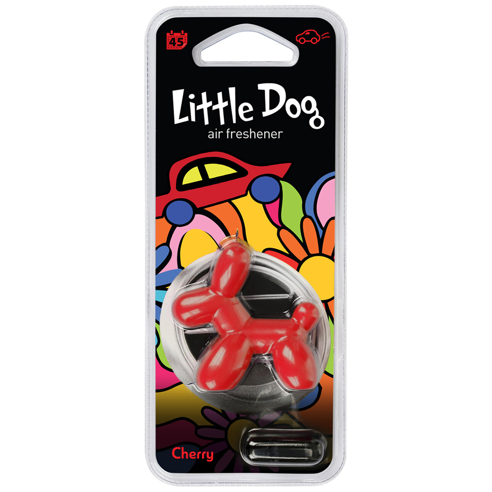 Little Dog Cherry Clip Car Air Freshener Image 1