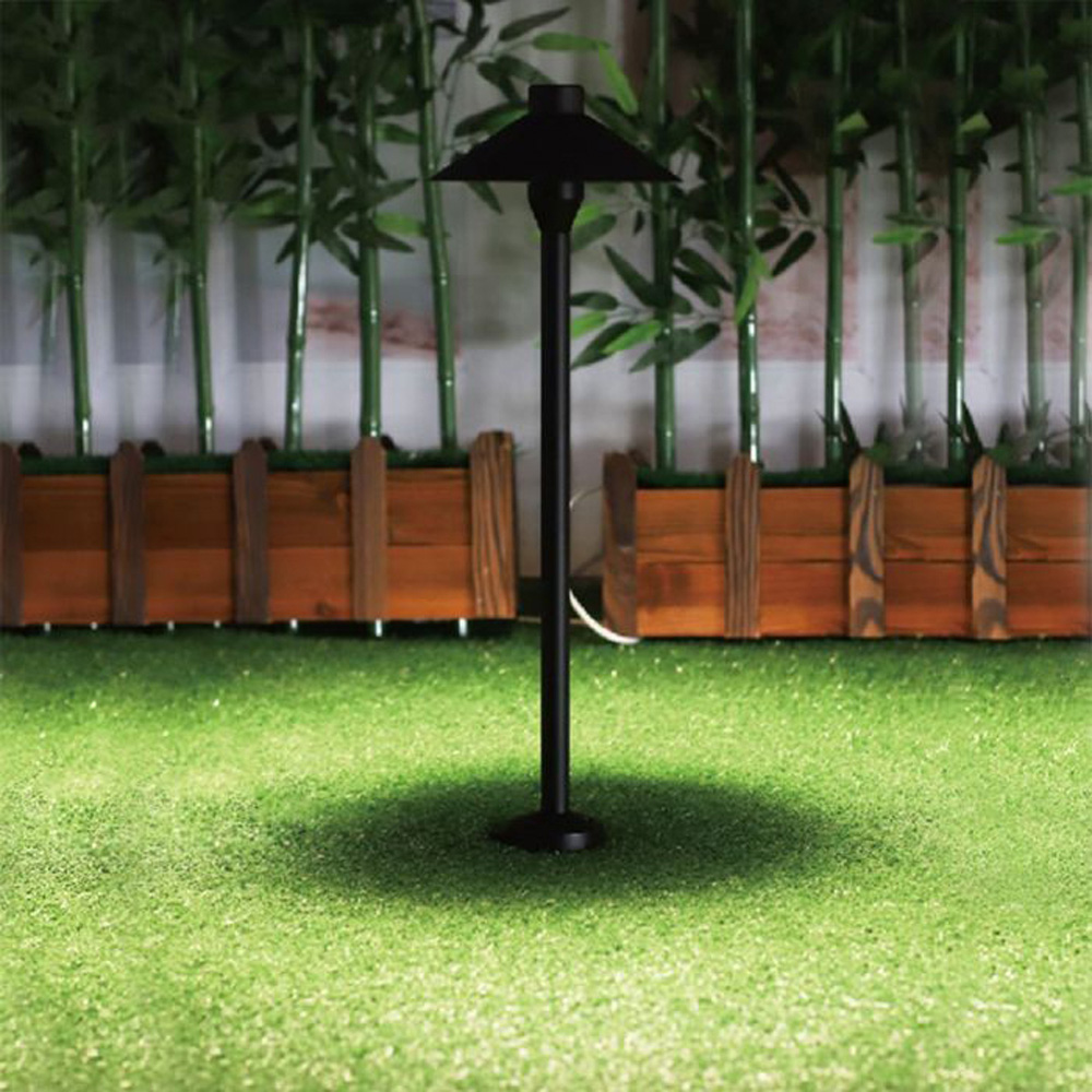 V-TAC 2 in 1 Black Daylight White LED Garden Light Image 5