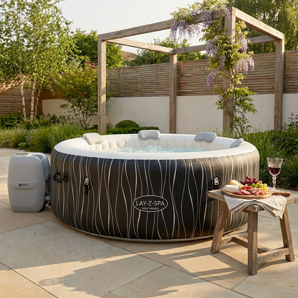 Lay-Z-Spa Hollywood Deep Grey AirJet Hot Tub Image 6