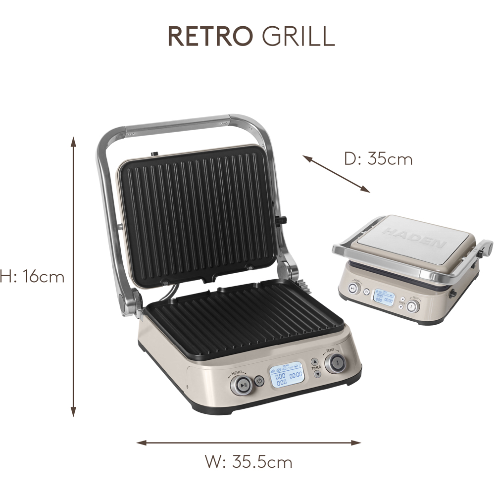 Haden 215475 Putty Digital Retro Grill Image 6