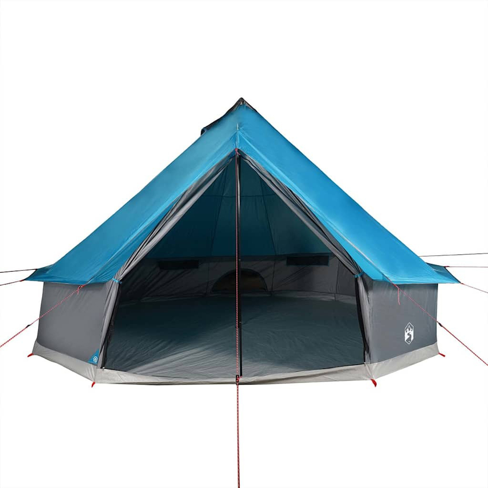 Walplus 8 Person Waterproof Tipi Family Tent Blue Image 4