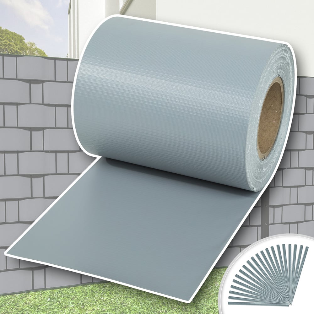 tectake Grey Opaque and Tear-Resistant Double Sided Privacy Film 19 x 3500cm Image 4