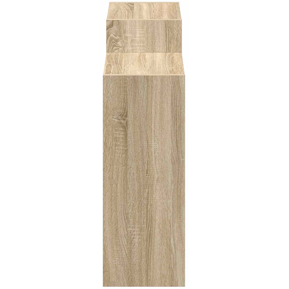 vidaXL 6 Open Shelf Sonoma Oak Sideboard Image 6