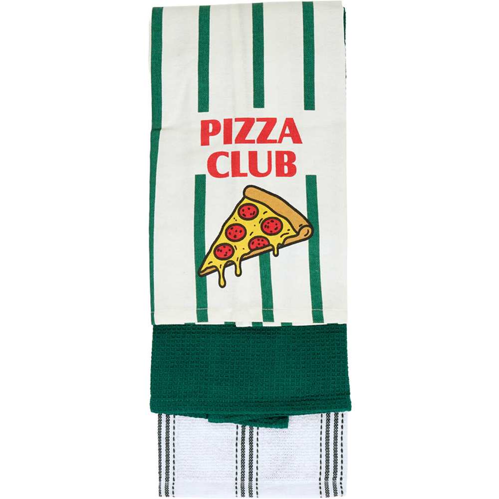 Pack of 3 Pizza Club Tea Towels Image 4