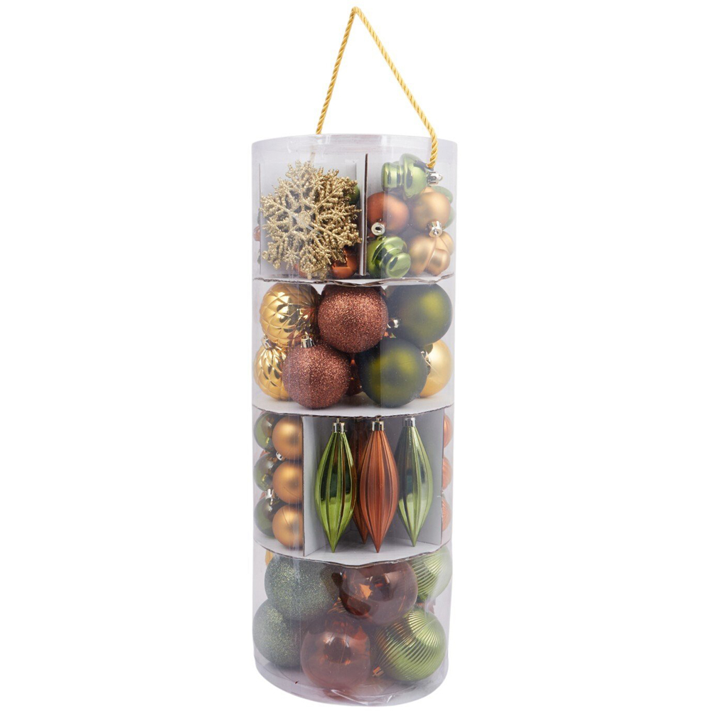 Pack of 100 Amber Charm Baubles Image 2