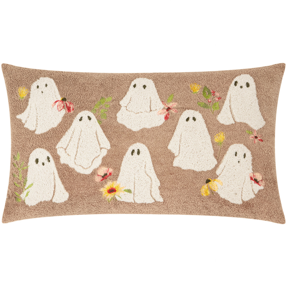 Furn Botanical Ghost Natural Boucle Cushion 30 x 50cm Image 1