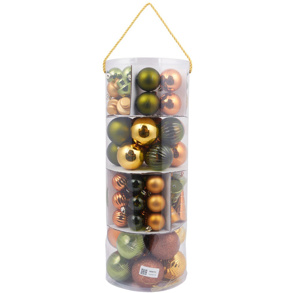 Pack of 100 Amber Charm Baubles Image 4